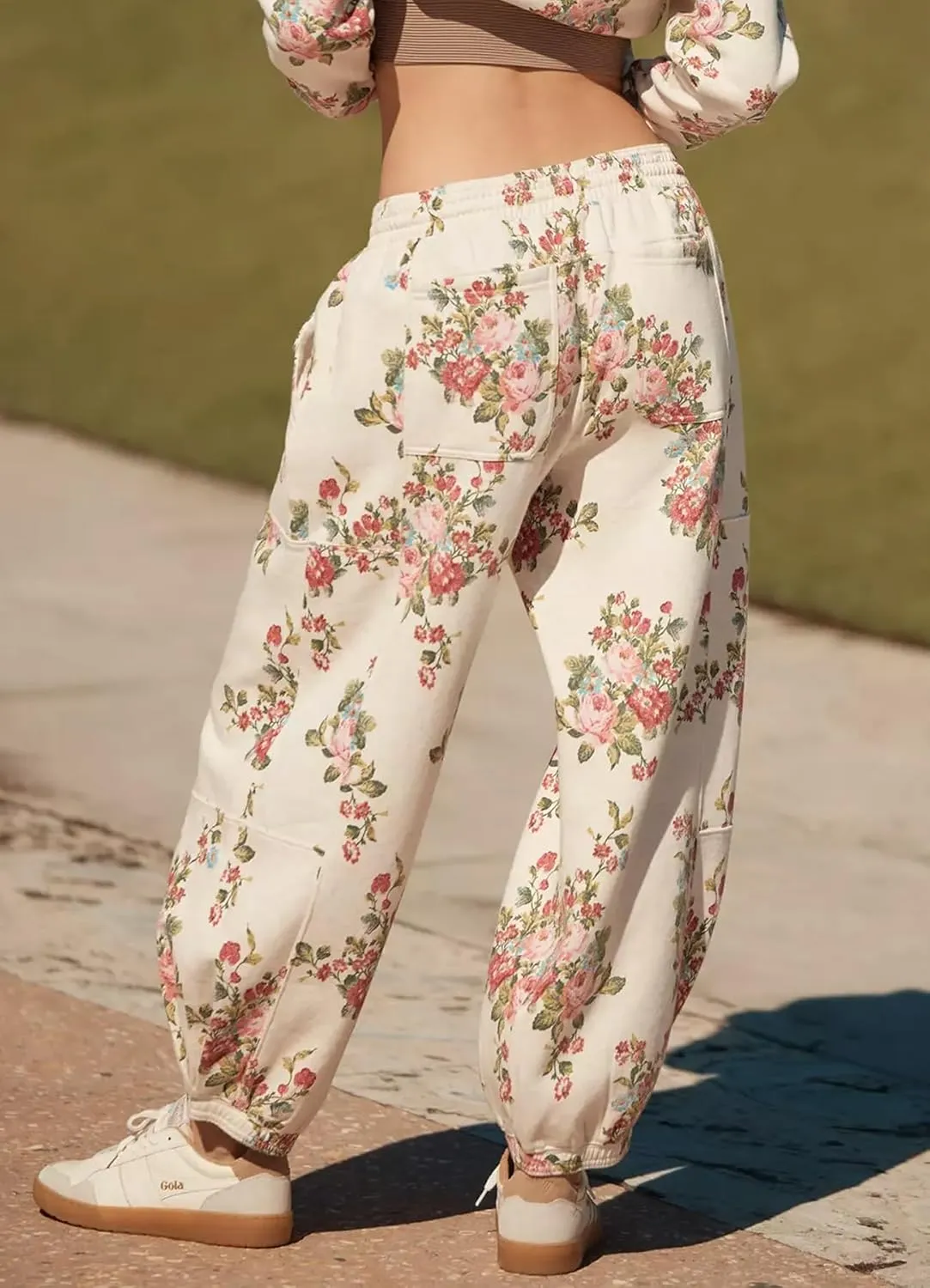 Leopard Pants Women Baggy Sweatpants Casual Fall Winter Cheetah Print Lounge Pants Trousers with Pockets
