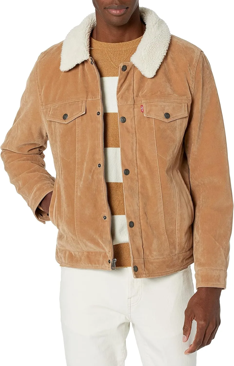 Levi's Men's Faux Leather Classic Trucker Jacket