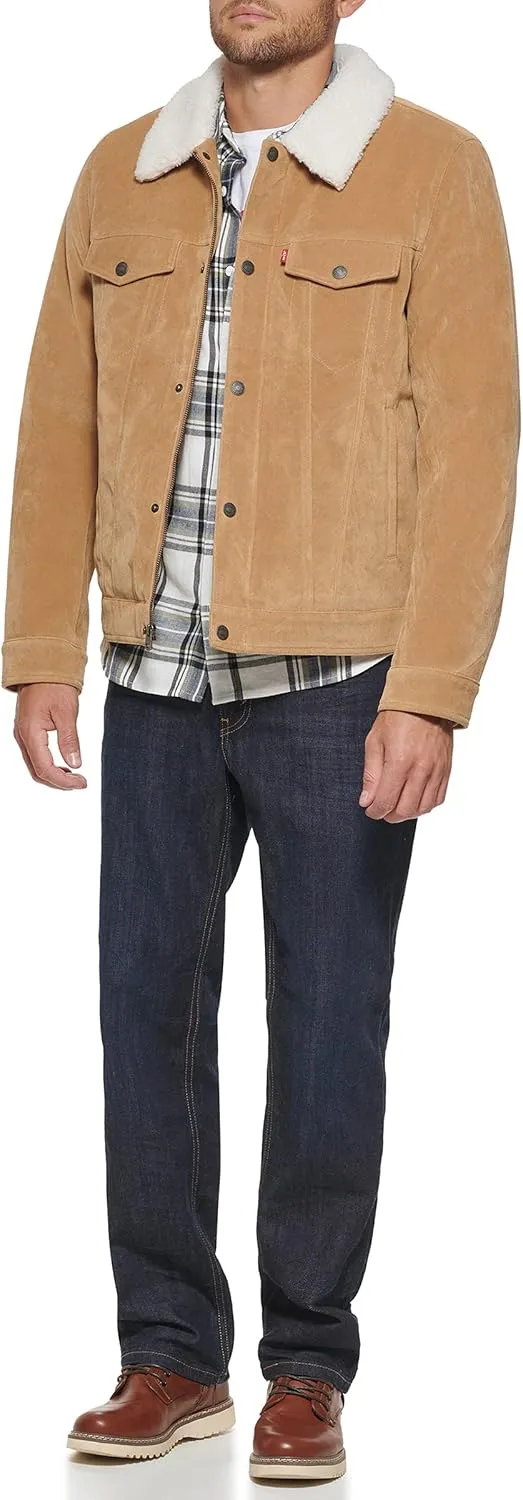 Levi's Men's Faux Leather Classic Trucker Jacket