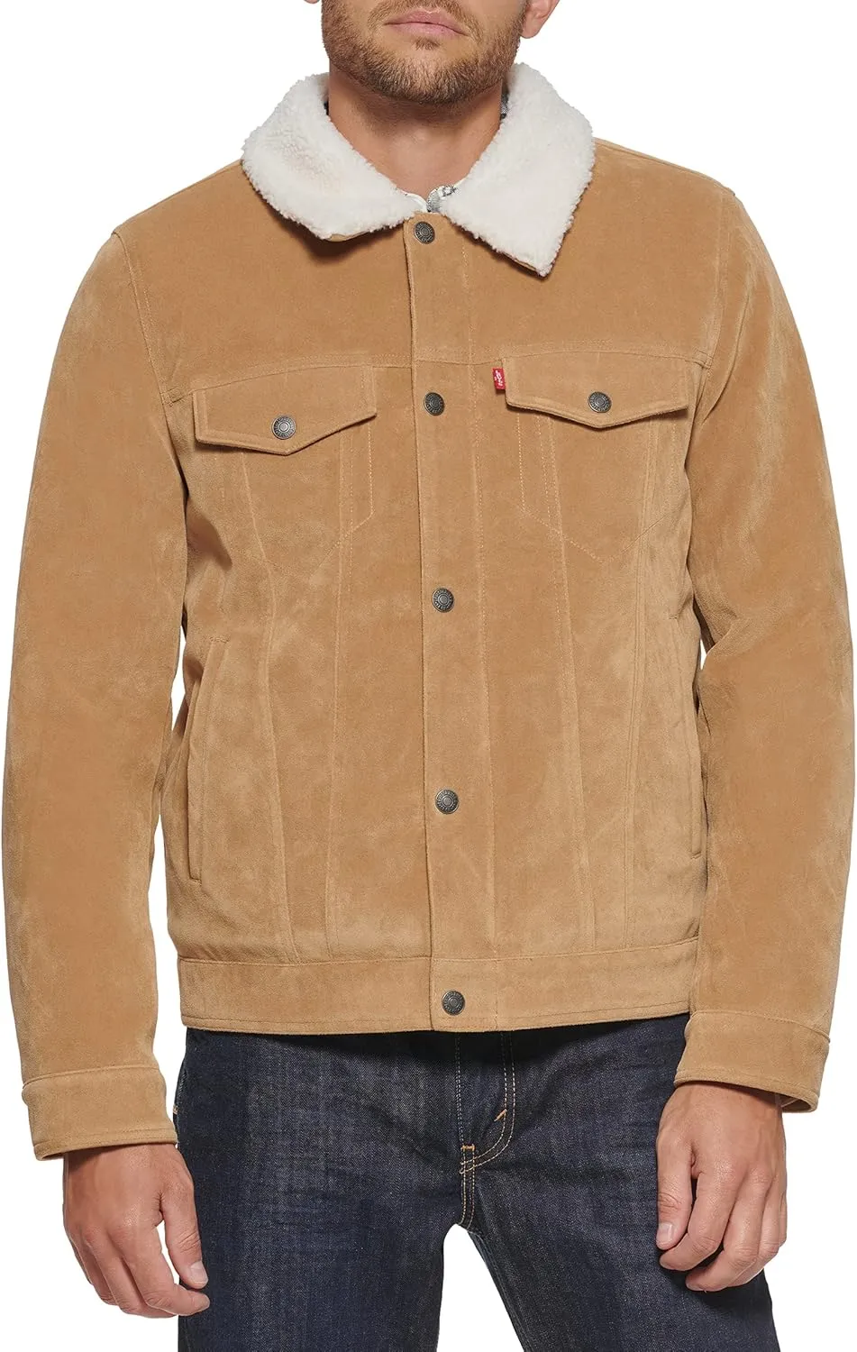 Levi's Men's Faux Leather Classic Trucker Jacket