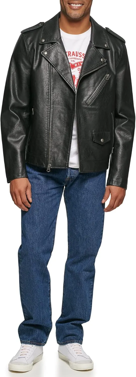 Levi's Men's Faux Leather Motorcycle Jacket