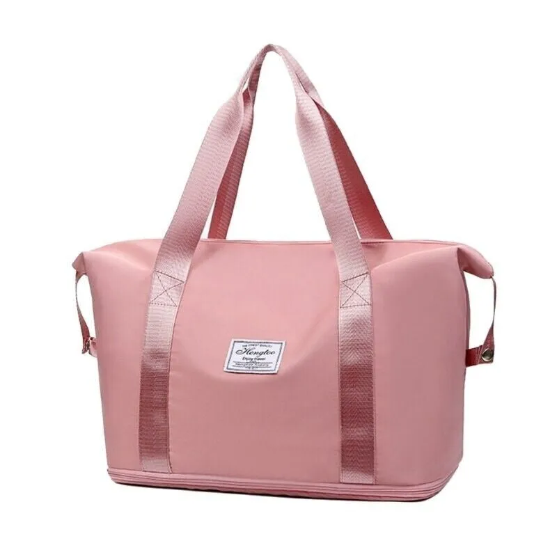 Lightweight Expandable Travel Bag Large Duffel Bag Sports Tote Gym Bag Shoulder