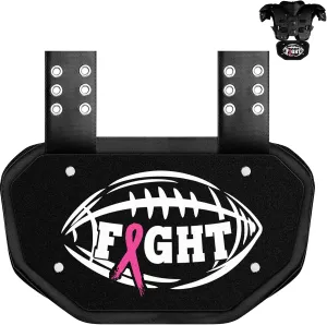 Liliful Football Back Plate Lower Back Pads for Football Players with High Impact Foam Backing Adult Backplate Football for Fall Sports Shoulder Pads Adult Rear Protector (Ribbon)