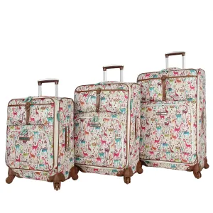 Lily Bloom Luggage Sets 3 Piece with Spinner Wheels, Expandable Suitcase for Women