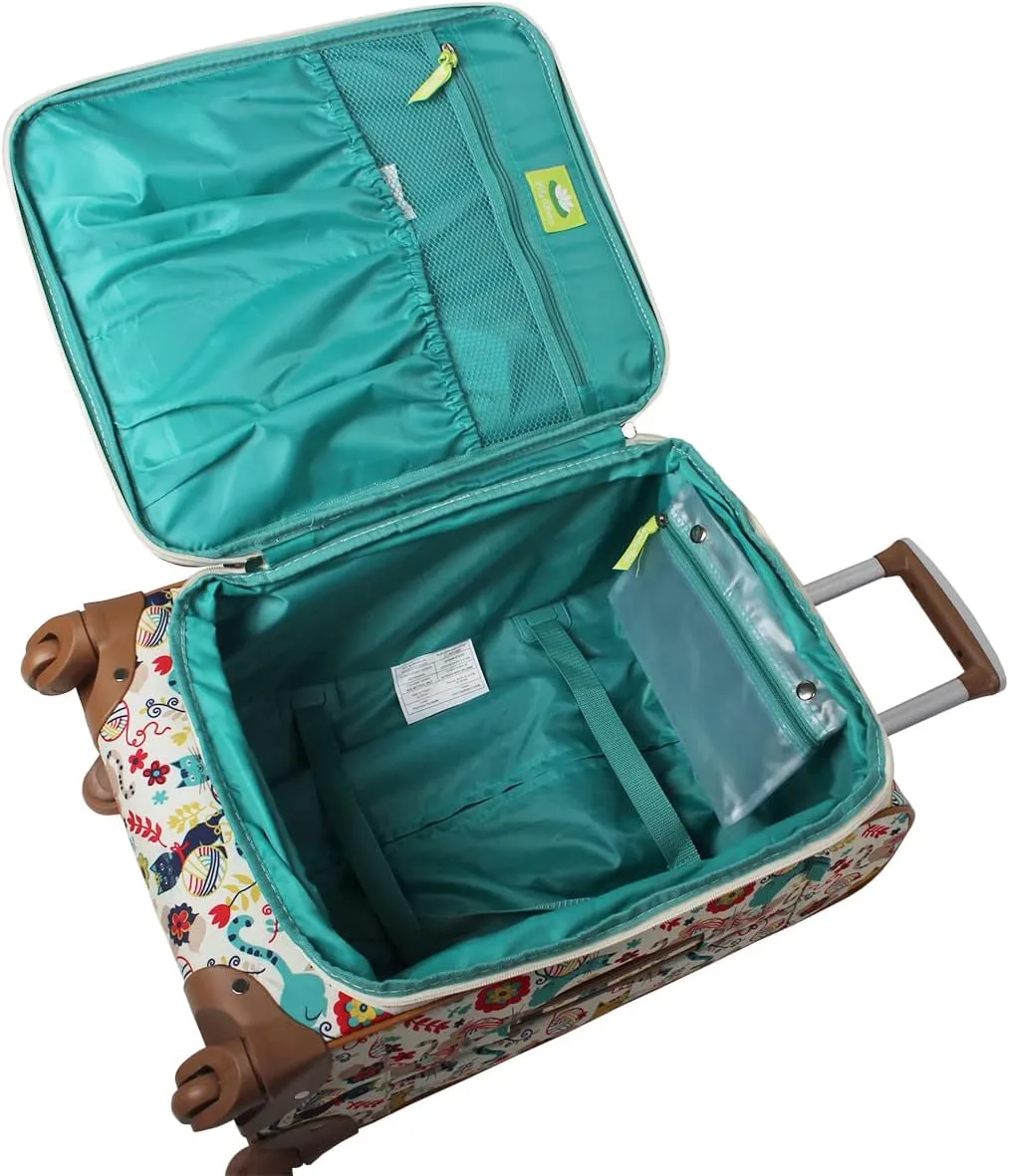 Lily Bloom Luggage Sets 3 Piece with Spinner Wheels, Expandable Suitcase for Women
