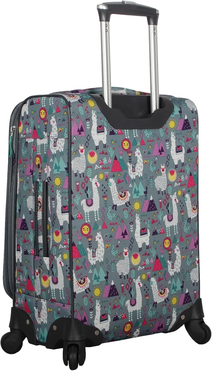 Lily Bloom Luggage Sets 3 Piece with Spinner Wheels, Expandable Suitcase for Women