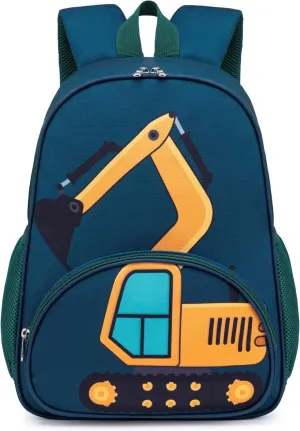 LOIDOU Toddler Backpack Boys 15 Inch Kids Preschool Kindergarten School Backpack Book Bag for Daycare Nursery Travel with Chest Strap,Fits 3 to 8 years old