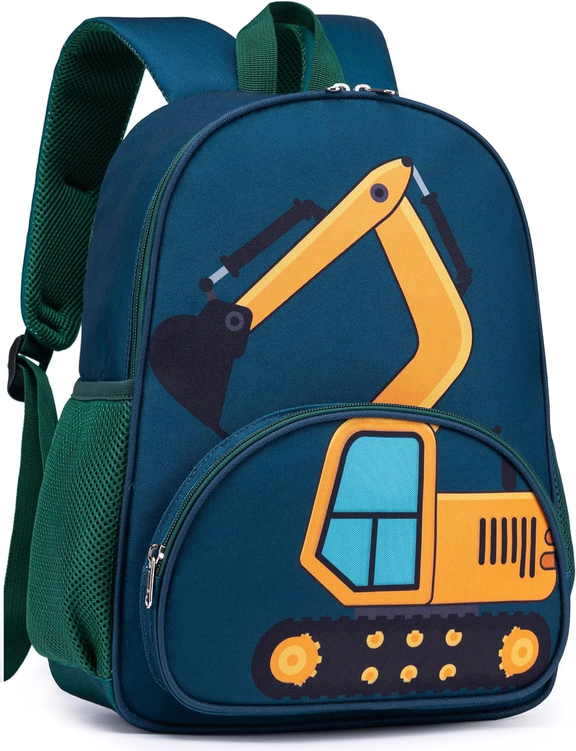 LOIDOU Toddler Backpack Boys 15 Inch Kids Preschool Kindergarten School Backpack Book Bag for Daycare Nursery Travel with Chest Strap,Fits 3 to 8 years old