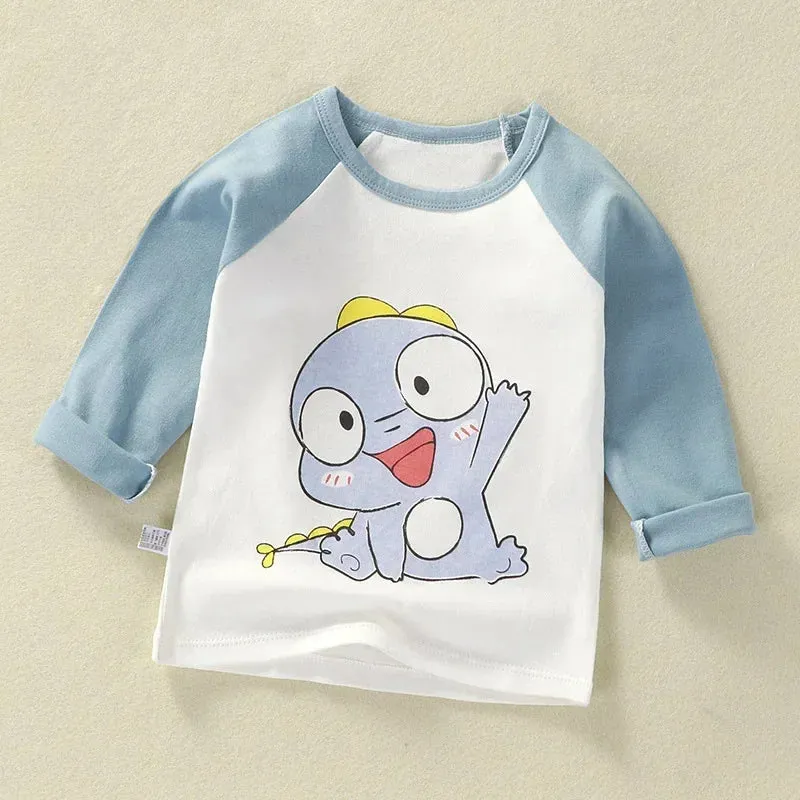 Long Sleeve Cartoon T-Shirt