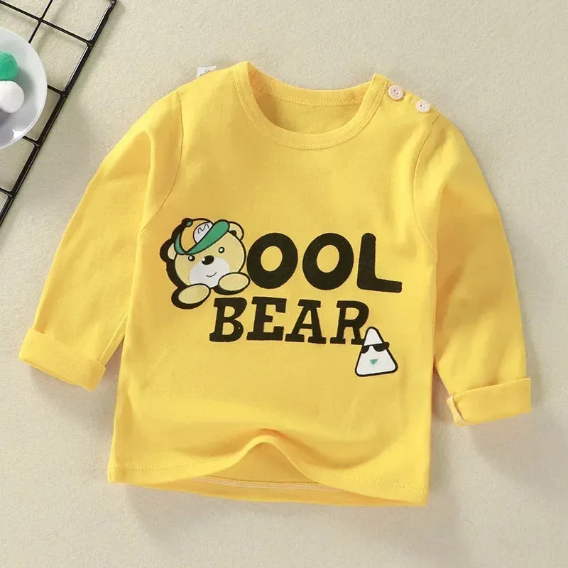 Long Sleeve Cartoon T-Shirt