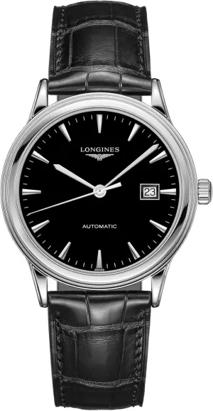 Longines Flagship Automatic Black Dial Men's Watch L4.984.4.52.2