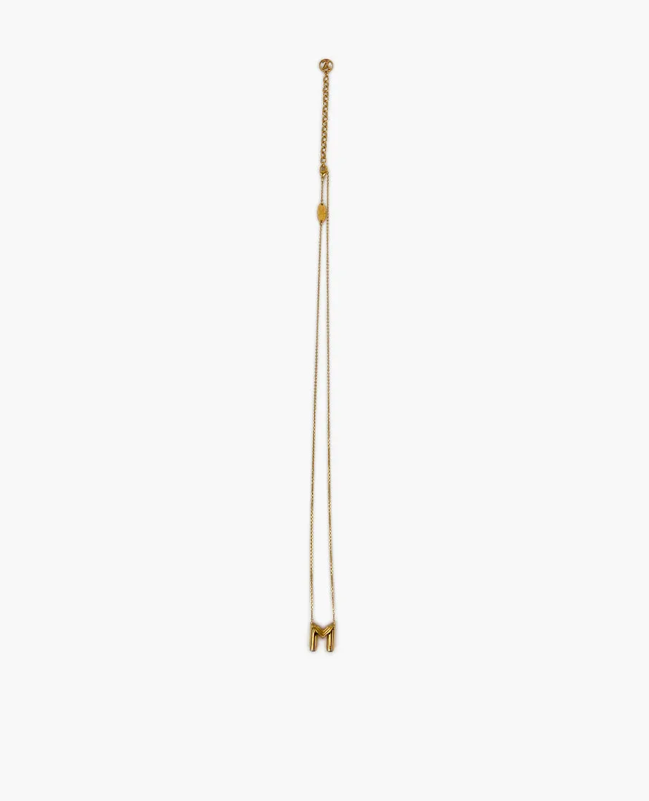 Louis Vuitton LV &amp; Me Necklace, Letter M