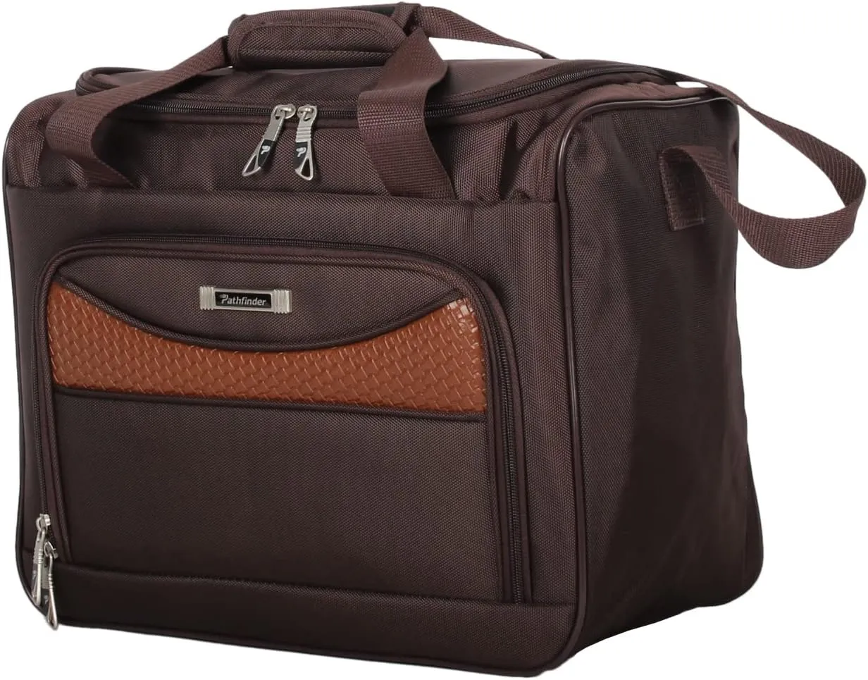 Luggage Sets with Spinner Wheels, Softside Expandable 20" 24" 28" Suitcase Carry-On 15 Inch Tote Bag