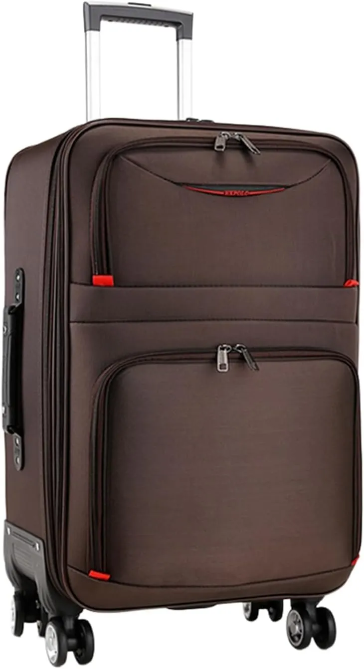 Luggage soft carrying bag with extended function capacity magnification 360° swivel casters quiet with key anti-theft waterproof carrying bag soft sides easy to carry multifunctional unisex travel bu
