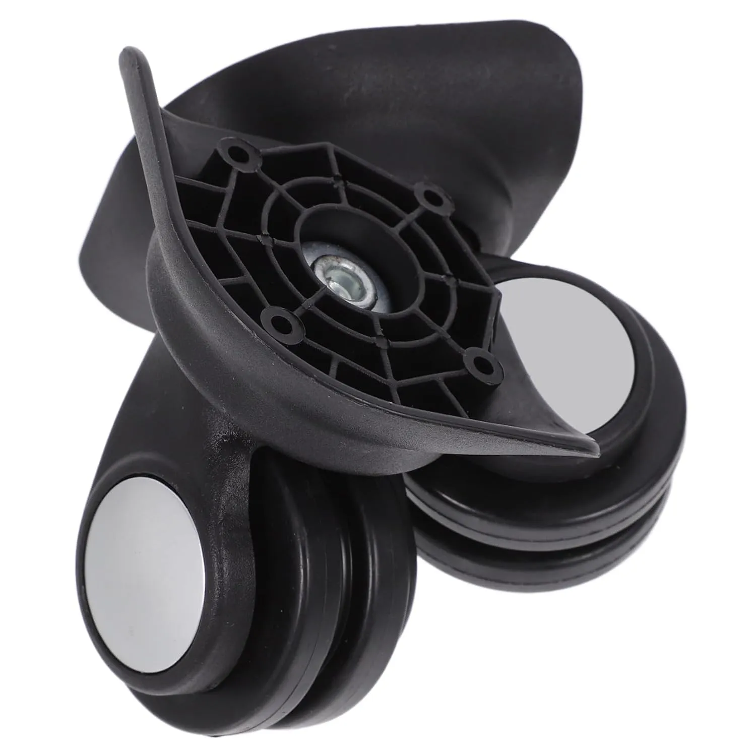 Luxshiny 1 Pair Replacement Wheels for Suitcase Small Luggage Caster Wheels Easy Install Fit for Travel Bags Smooth Rolling Experience Rough Surfaces