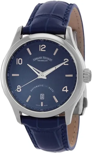 M02-4 Automatic Watch Blue Leather Strap A840AAA-BU-P840BU2