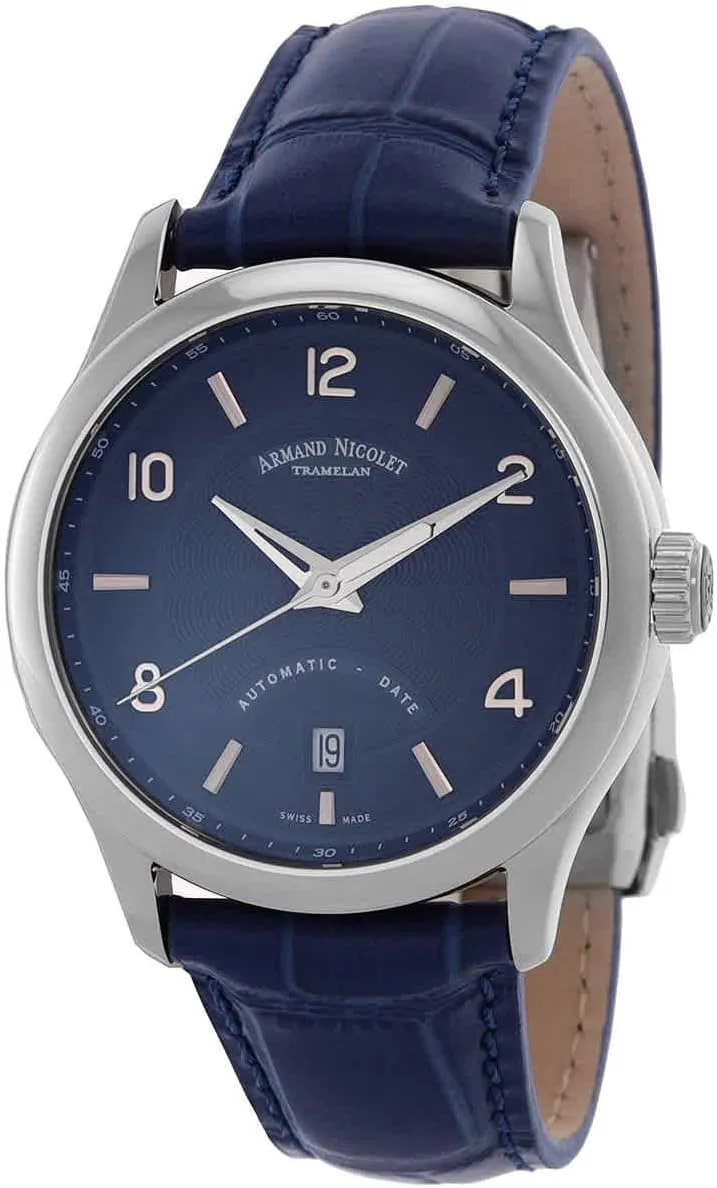 M02-4 Automatic Watch Blue Leather Strap A840AAA-BU-P840BU2