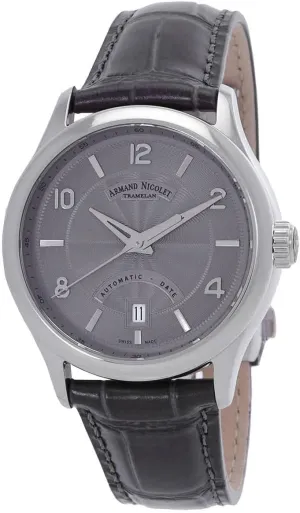 M02-4 Automatic Watch Grey Leather Strap A840AAA-GR-P840GR2
