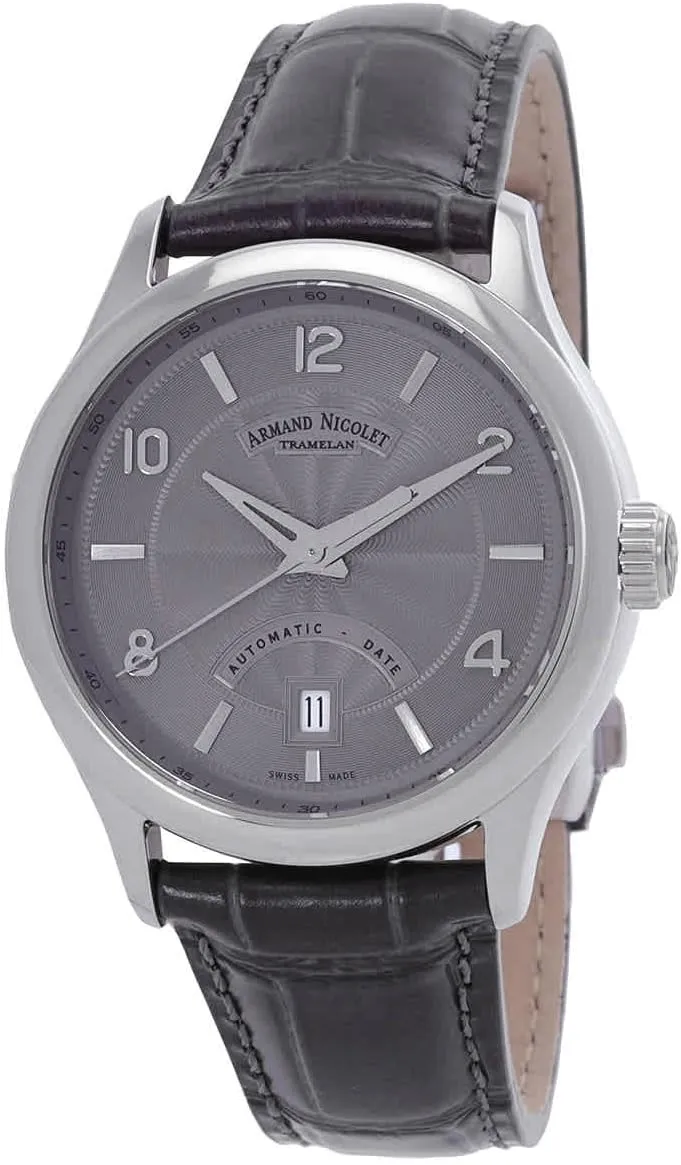M02-4 Automatic Watch Grey Leather Strap A840AAA-GR-P840GR2