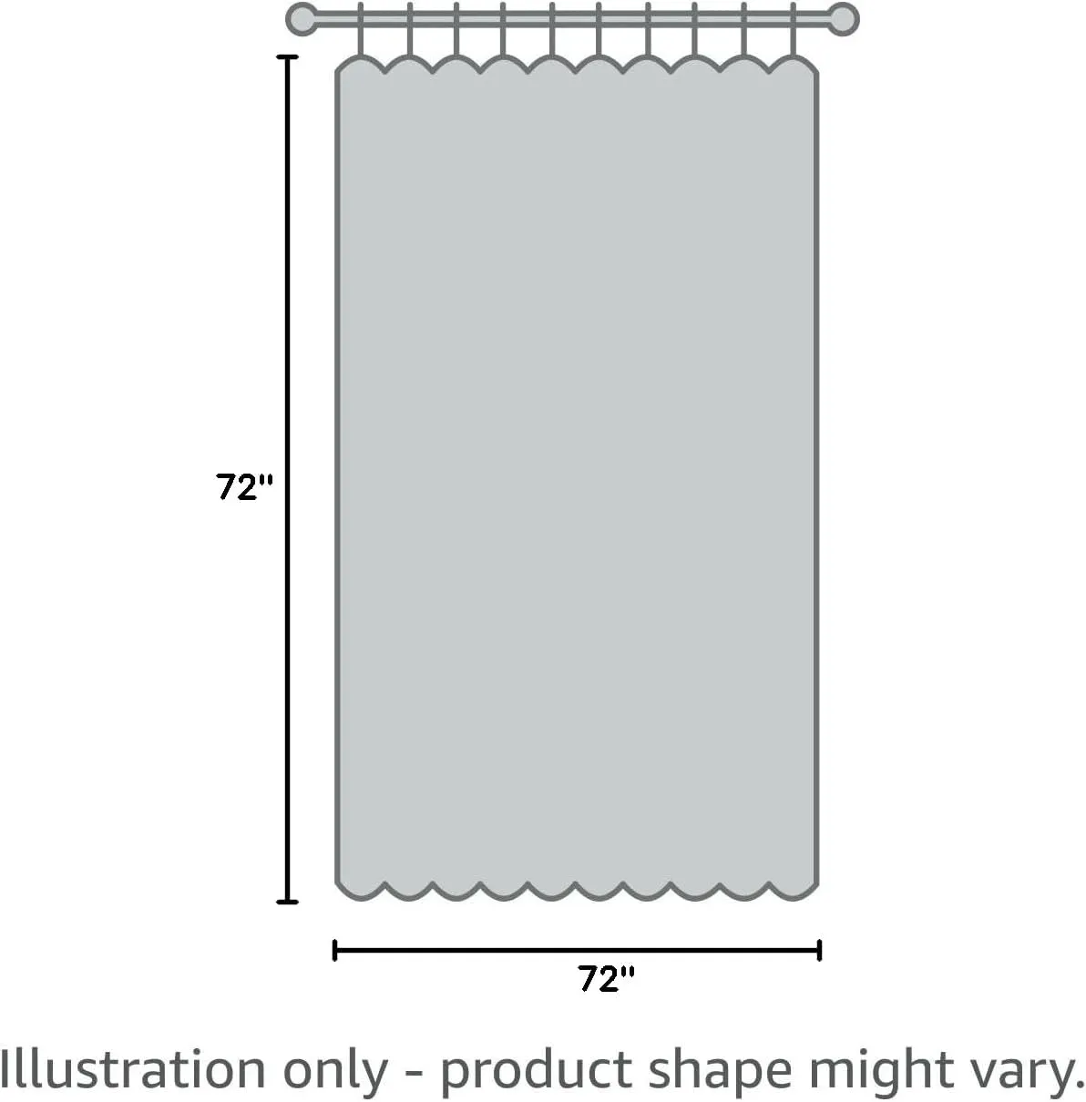 Madison Park Aubrey Design Stripe Top Modern Shower Curtain, Jacquard Traditional Shower Curtains for Bathroom, 72 X 72, Burgundy