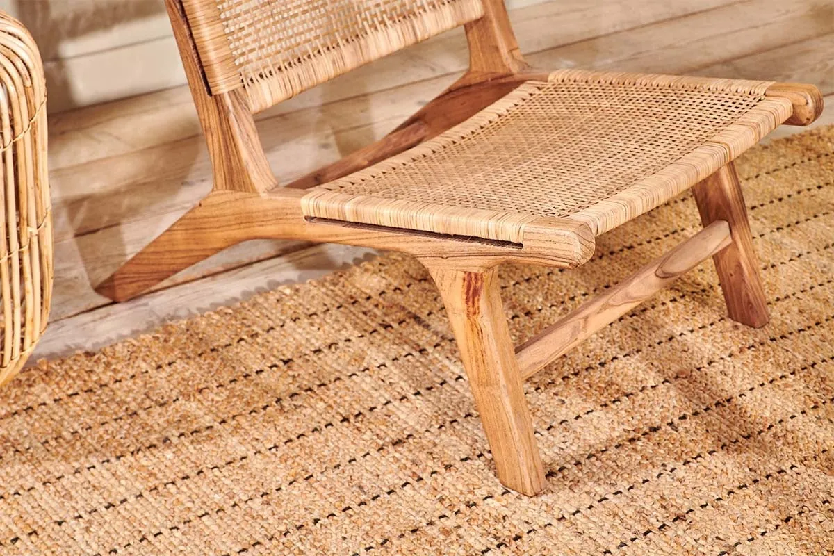 Madrisana Acacia & Rattan Woven Chair
