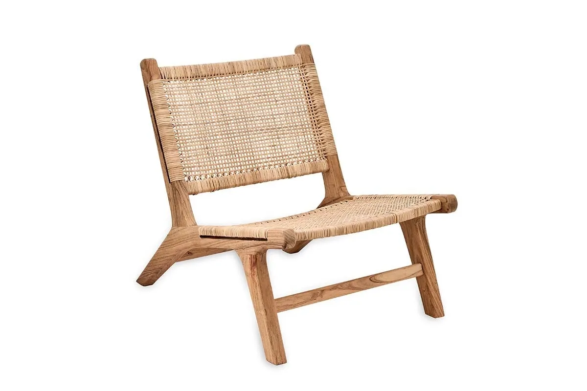 Madrisana Acacia & Rattan Woven Chair