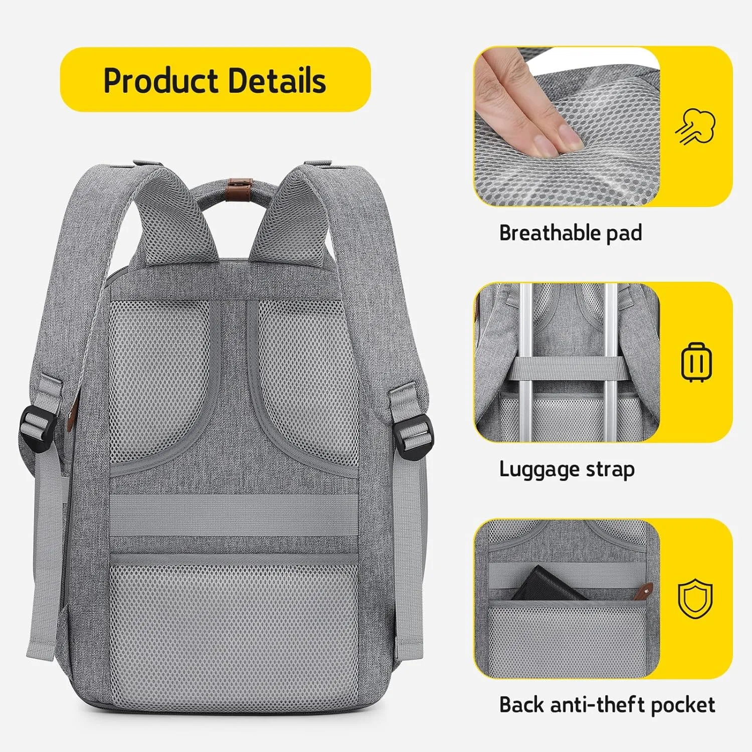 Maelstrom Diaper Backpack, 30L Gray