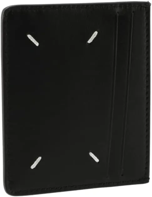 MAISON MARGIELA Men's 5 CARD HOLDER Pass Case, Black SA1VX0009-P4745-T8013, Black
