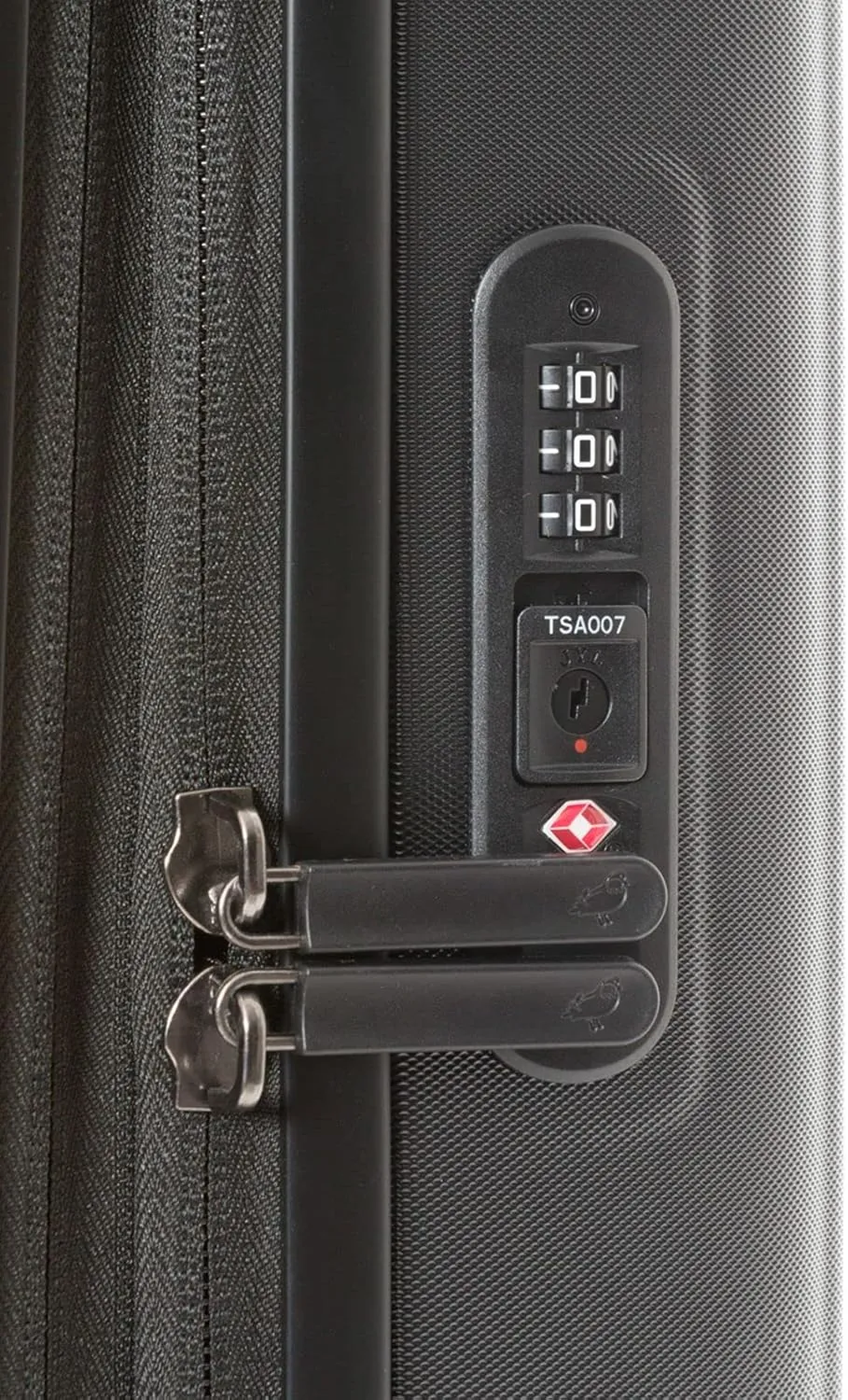 Mandarina Duck Logoduck Rolling Suitcase, 40 x 55 x 20/23 (L x H x W), Black