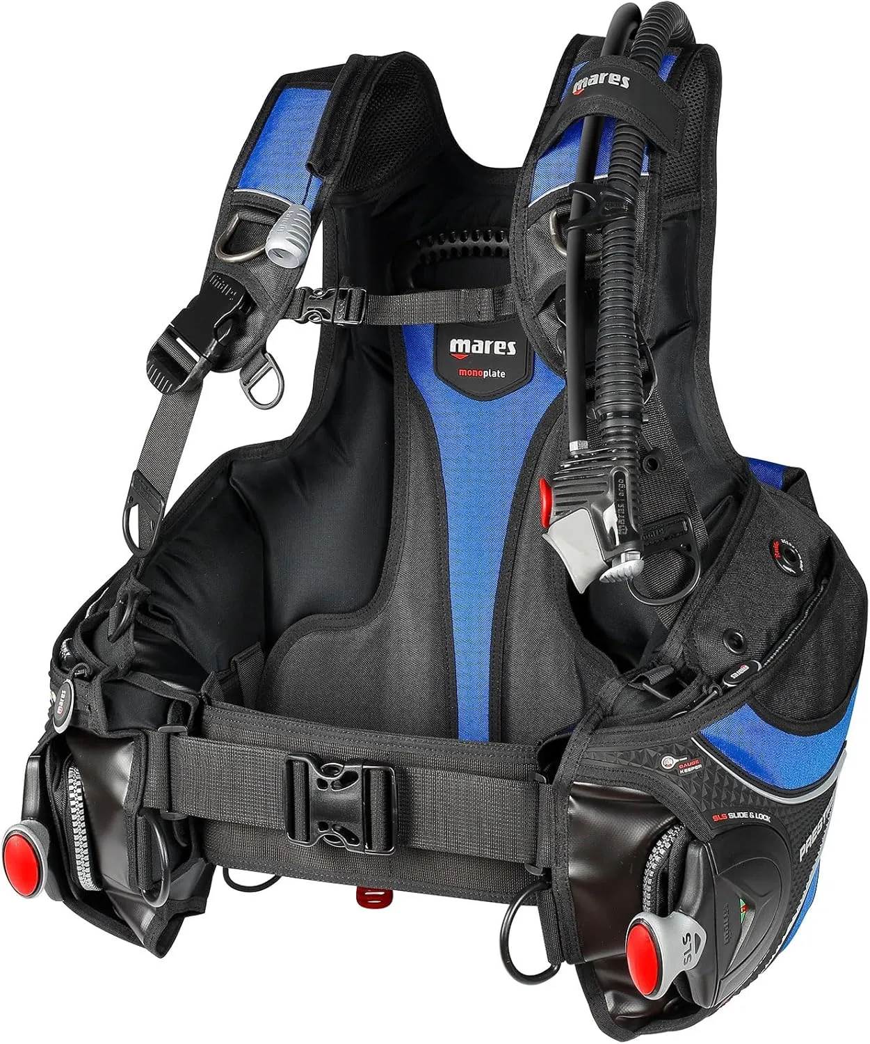 Mares Prestige SLS BCD | Unisex Ergonomic Lightweight Scuba Diving Travel Jacket BCD | High-Lift Capacity, 420 D Cordura, Large Pockets