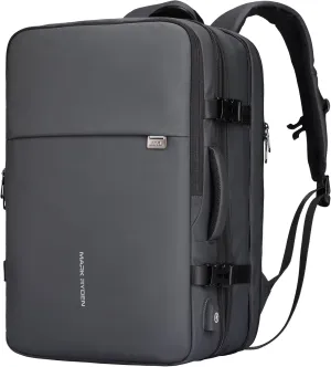 MARK RYDEN Travel Backpack for Men, 40L Airline Approved Carry on Backpack with USB Charging Port, 17.3 Inch Waterproof Business Laptop Backpack