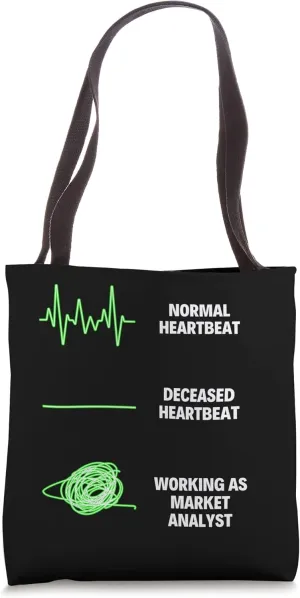 Market Analyst Worker Marketer Funny Market Analyst Jobs Tote Bag