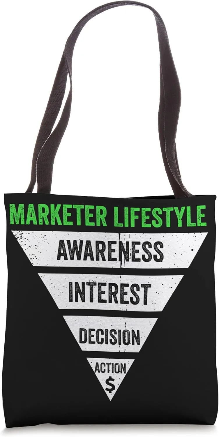 Marketer Lifestyle Marketing Manager Market Merchant Dealer Tote Bag