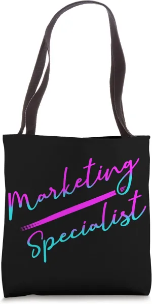 Marketing Specialist Manager Marketer Market Merchant Dealer Tote Bag
