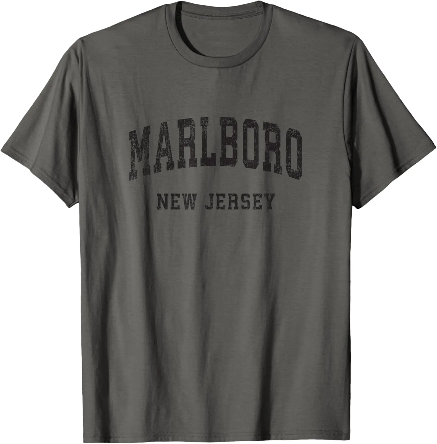 Marlboro New Jersey NJ Vintage Athletic Sports Design T-Shirt