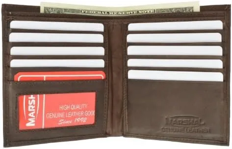 MARSHAL Essentials Deluxe Genuine Leather Hipster Wallet 2502CF