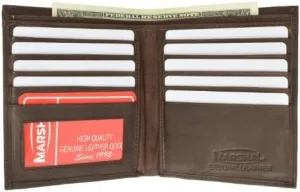 MARSHAL Essentials Deluxe Genuine Leather Hipster Wallet 2502CF
