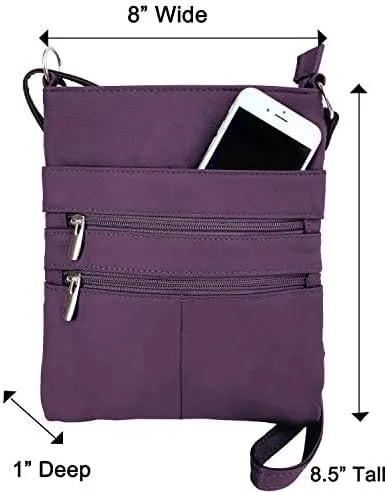 MARSHAL Shoulder & Cross Body Purse - Premium Quality Leather - Designed in USA