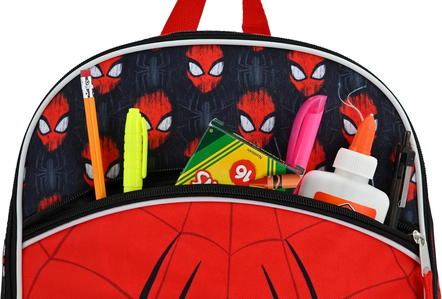 Marvel Spiderman Backpack for Boys, Girls, Teens, Unisex | Kids Backpack Toddler Backpack for School | Miles Morales Spidey Spider-Man Backpack Bookbag for All Ages