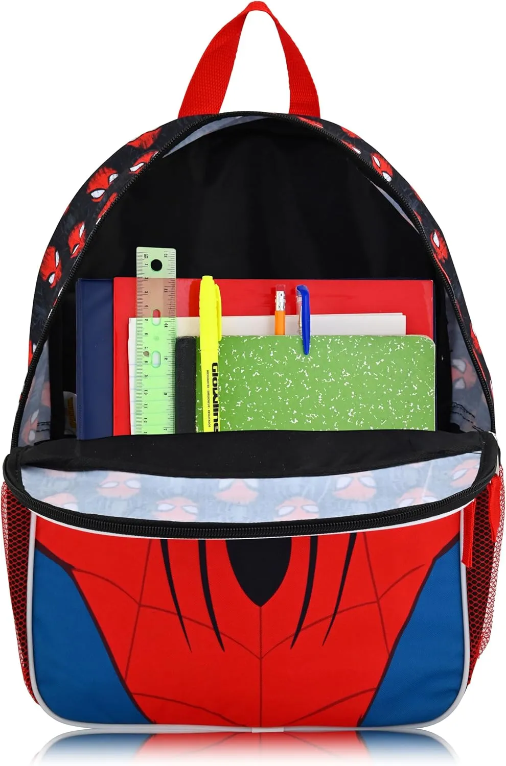 Marvel Spiderman Backpack for Boys, Girls, Teens, Unisex | Kids Backpack Toddler Backpack for School | Miles Morales Spidey Spider-Man Backpack Bookbag for All Ages