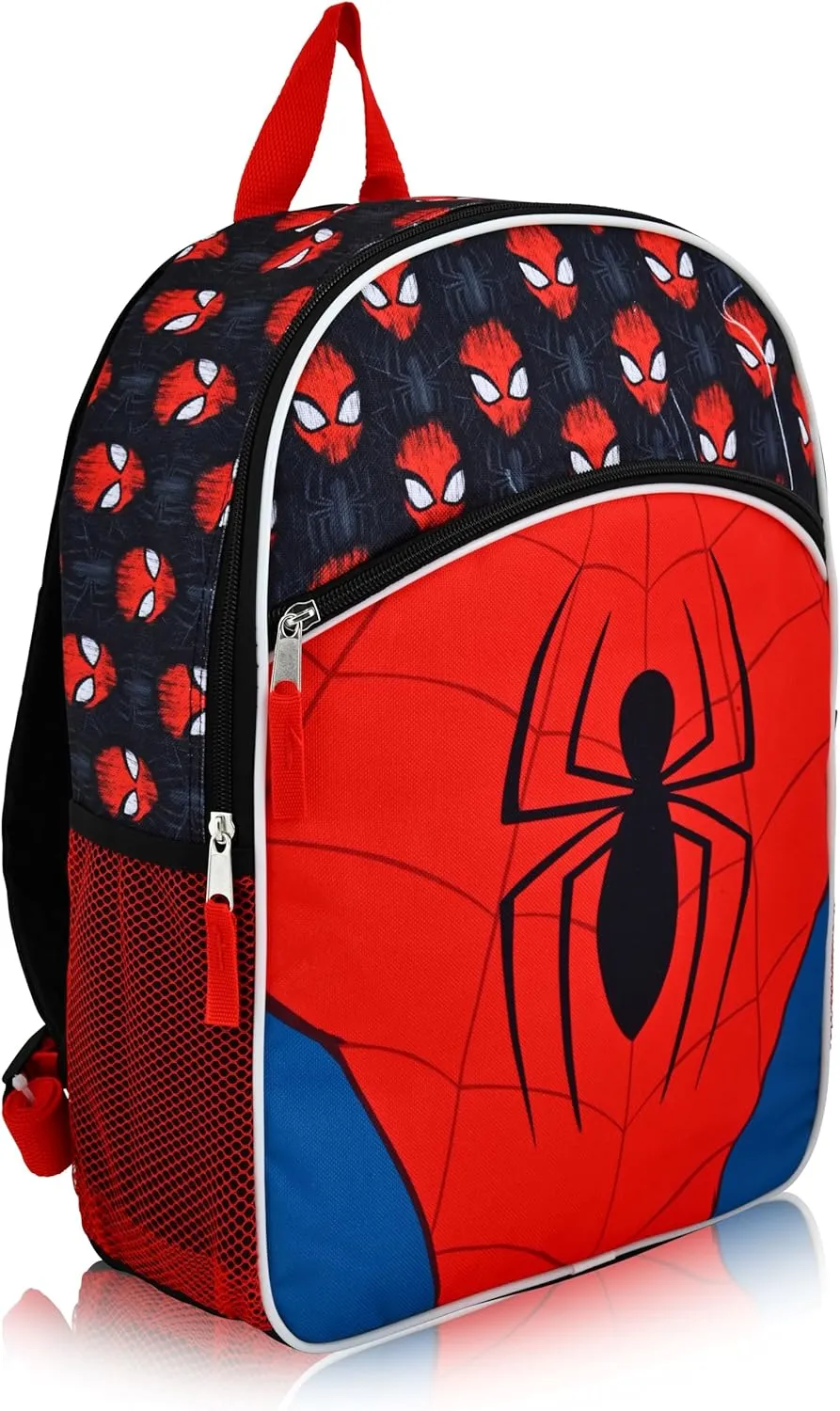 Marvel Spiderman Backpack for Boys, Girls, Teens, Unisex | Kids Backpack Toddler Backpack for School | Miles Morales Spidey Spider-Man Backpack Bookbag for All Ages