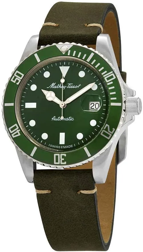 Mathey-Tissot Mathey Vintage Automatic Green Dial Men's Watch H9010ATLV