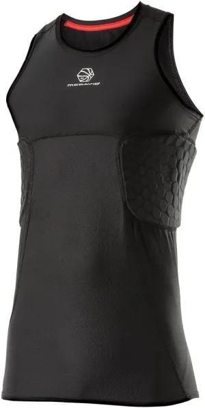 McDavid MD20220-00001-36 Hex Basketball Tank 3-Pad Black XXL