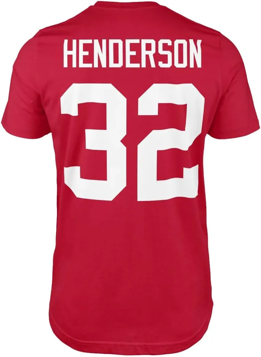 Mens Nil TreVeyon Henderson Ohio State Player Name and Number T-Shirt