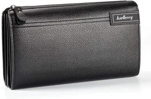 Mens Wallet Long Purse Leather Clutch Large Business Handbag Phone Card Holder Case Gift for Men Father Son Husband Boyfriend