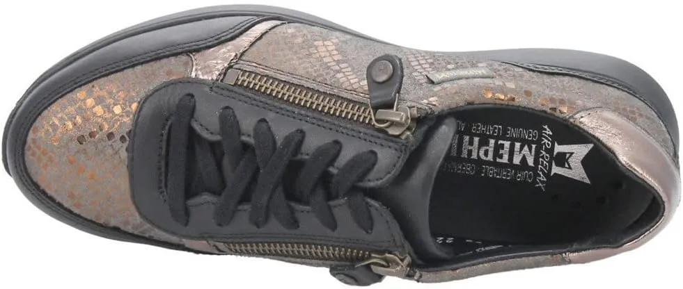 Mephisto Womens Monia Leather Trainers