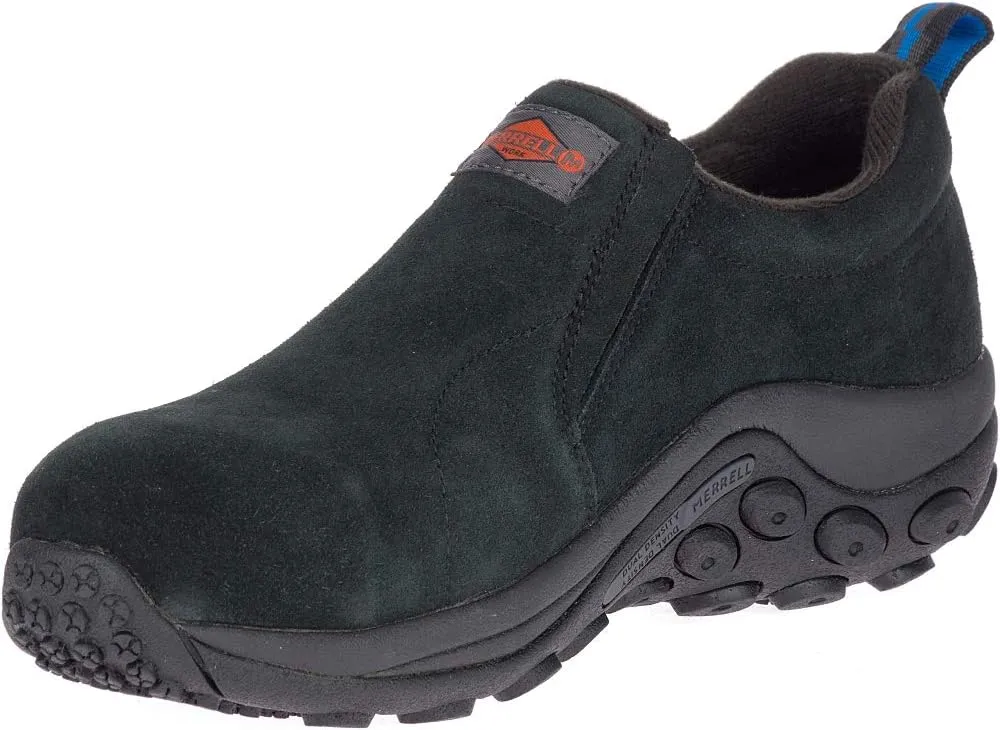 Merrell Women's Alloy Toe Jungle Moc at-Black
