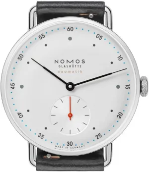 Metro Neomatik White Silver-Plate Dial Men's Watch 1106