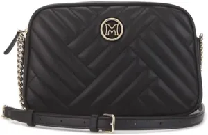 METROCITY Women's Cross Bag M203MQ3074Z Black Cowhide Zipper Type