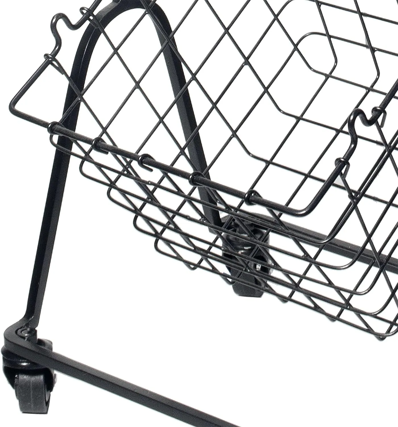 Mikasa Gourmet Basics Rio 3-Tier Rolling Storage Cart for Fruits and Vegetables, 47.75-Inch Metal Stand, Removable Baskets with Wheels, Multi-Tier Produce Organizer - Ideal for Kitchen & Pantry